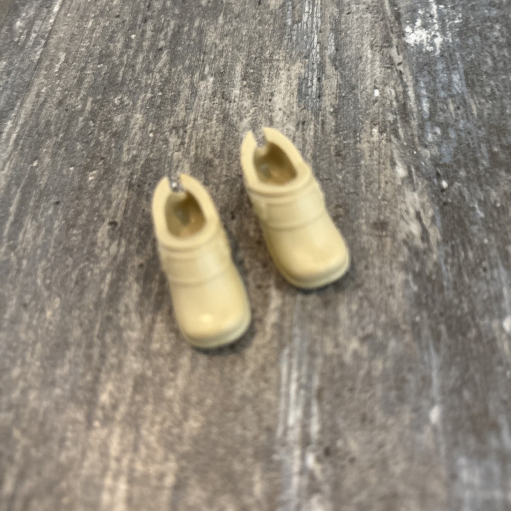 BARBIE Nurse Doctor‎ Beige Medical Slip On Clogs Replacement Shoes